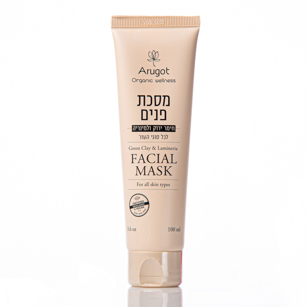 מסיכת ניקוי טבעי עמוק חימר ירוק ולמינריה מי