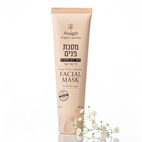 מסיכת ניקוי טבעי עמוק חימר ירוק ולמינריה מי